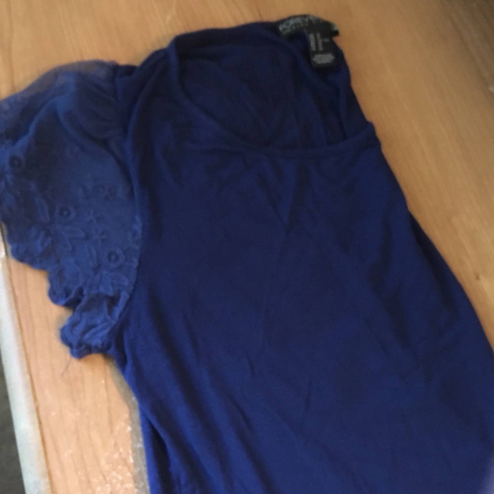 Blue casual or dress up blue top